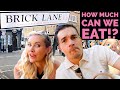 LONDON VLOG! EATING TOO MUCH!? BRICK LANE FOOD &amp; DRINK!