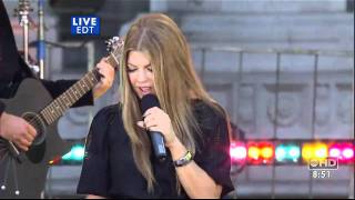 Fergie  Big Girls Dont Cry Live HQ (good morning america 052507)