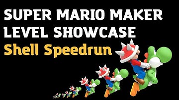 Super Mario Maker - Level Showcase - Shell Speedrun - 1C37-0000-006A-AB95