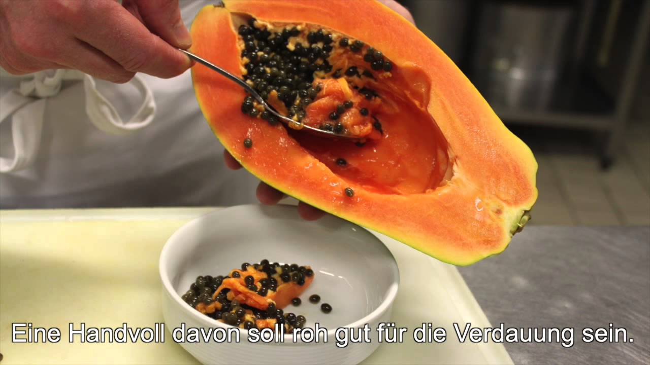 So isst du eine Papaya – Zubereitung ganz einfach (Exotische Früchte ...