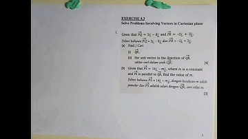 4C Vectors in Cartesian plane - Exercise 4.3 (No.1)