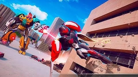 Flying Elephant Robot Transform Flying Robot War | New City Rescue Elephant Robot Android GamePlay