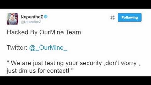 OurMine Hacking Popular Youtubers Twitter Accounts