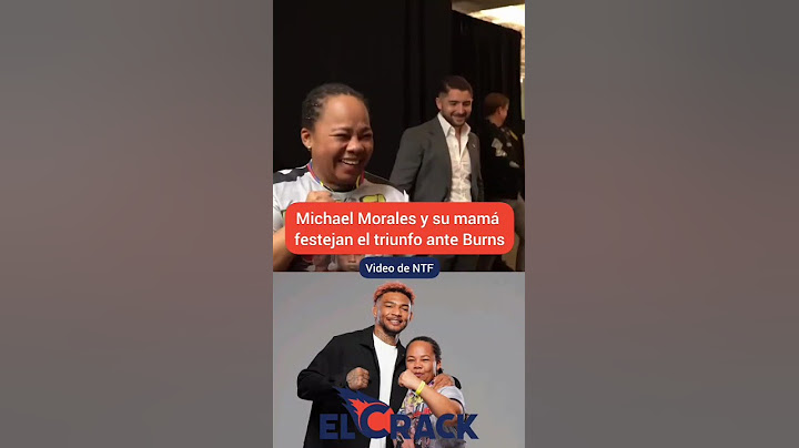 ¡Emocionante! Así celebraron Michael #Morales y su mamá el triunfo por KO ante Gilbert #Burns