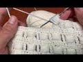 Hermosa puntada para mantas de bebé tejido a crochet paso a paso