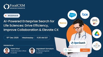 AI Powered Enterprise Search for Life Sciences Drive Efficiency, Improve Collaboration & Elevate CX