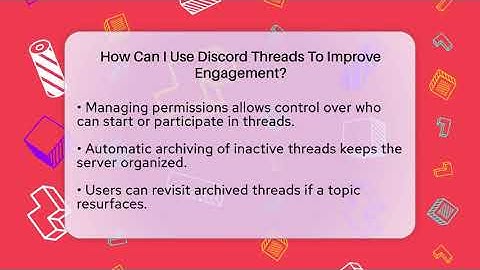 How Can I Use Discord Threads To Improve Engagement? - Everyday-Networking