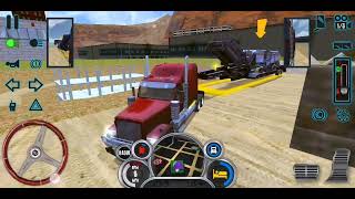 Truck simulator USA Evolution | Oversize police escort big mining equipment transporter - Android screenshot 2