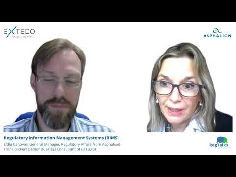 RegTalks about Regulatory Information Management Systems (RIMS)