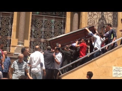 تشييع جثمان والد زوجة شوبير بحضور نجوم الكرة من الحامدية الشاذلية