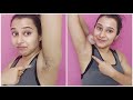 How to clean underarms | How to remove hairs from underarms at home | Underarms hair removal