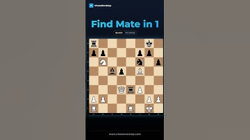 99% of Players Overthink This Simple Checkmate, But The Move is Obvious! | Mate in 1 #shorts #chess