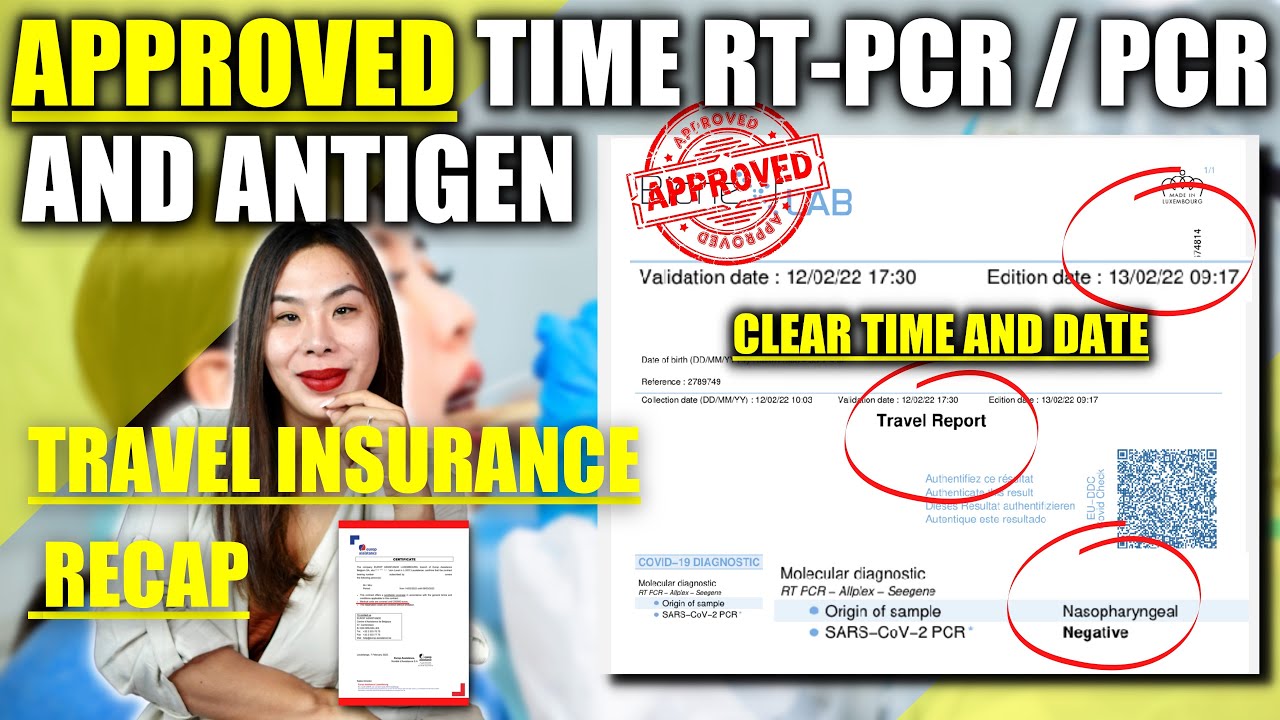 travel insurance cover pcr test