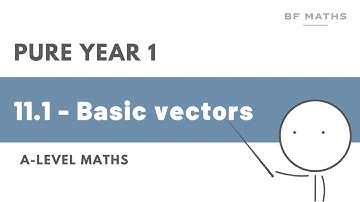 A-Level Maths | Pure Year 1 | 11.1 - Basic vectors Walkthrough | Edexcel