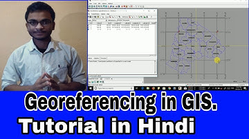 Georeferencing in GIS with TNTmips in Hindi for geography hons students. | Life learning Programme |