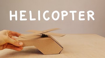 Helicopter - Easy DIY cardboard robot design