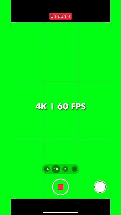 iPhone Camera Recording overlay Green Screen | Alpha Channel | 4K [Free Download] #greenscreen