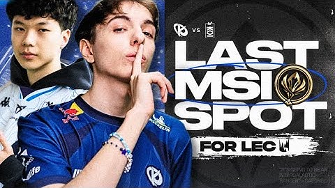 THE LAST TICKET TO MSI - MKOI VS KC - LEC SPRING PLAYOFFS 2025
