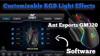Ant Esports GM320 RGB Light effects and Software Download Ant Esports|Gaming Mouse|RGB Light Effect| screenshot 3
