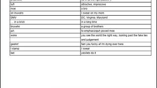 DMV SLANG Flashcards