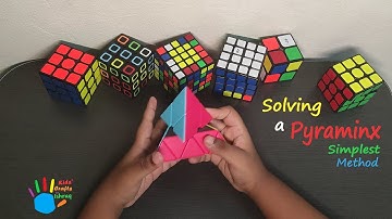 How to Solve a Pyraminx Puzzel | Easiest and Quickest Method | Pyramid Puzzle Solving Tutorial