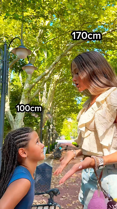 Wait… Is That Her Actual Height?😄🪜​⁠@_miss_tais_