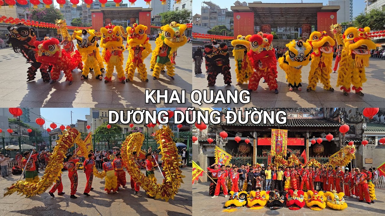 FULL CLIP DƯƠNG DŨNG ĐƯỜNG KHAI QUANG ĐIỂM NHÃN TẾT 2026. MÚA LÂN HAY NHẤT. LÂN SƯ RỒNG HOÀNH TRÁNG