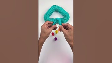 Creating ASMR relaxing Style POP TUBE Sound #diy#satisfyingvideos #relaxing #oddasmr #poptubesounds