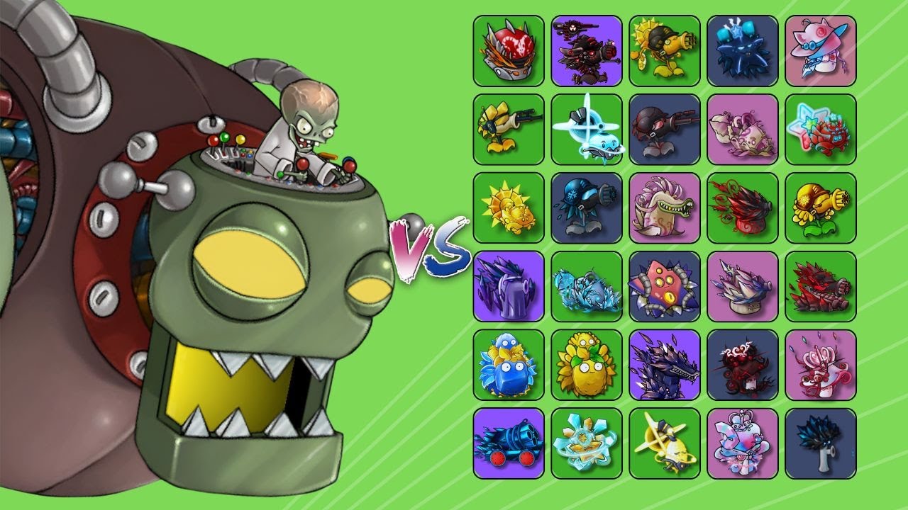 PvZ Fusion Challengesss!!! 1 All Plants Fusion Vs Dr Zomboss | Who Will ...