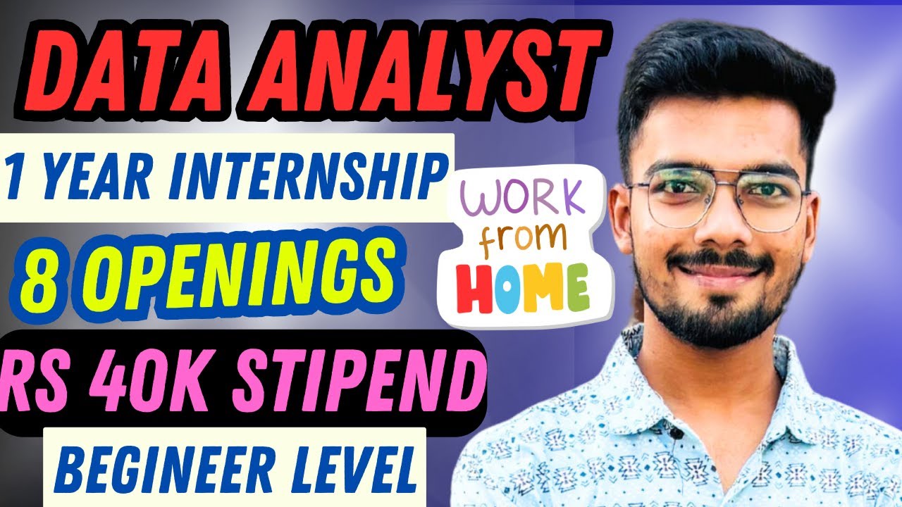 Data Analyst Paid Internships | work from home | Internships for ...