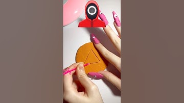 Squid Game❌🦑 #shots #squidgame #squidgame2  #clayart #airdryclay #satisfying  #squidgamechallenge