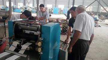 NP7000B L fold napkin paper machine with two color print