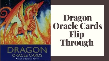 Dragon Oracle Cards Flip Through