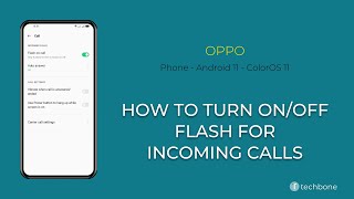How to Turn On/Off Flash notification for Incoming calls - Oppo [Android 11 - ColorOS 11] screenshot 4