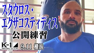 【公開練習】スタウロス・エグザコスティディス 9.11 K-1横浜