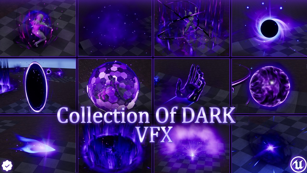 Collection Of Dark Magic VFX Unreal Engine Preview - YouTube