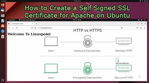 How to Create a Self Signed SSL Certificate for Apache on Ubuntu