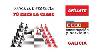 CCOO Construcción y Servicios  de Galicia Marca la diferencia