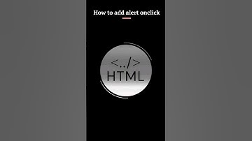Alert in Javascript | How to add alert onclick | #htmlshorts #javascript_tutorial