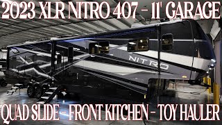 2023 XLR Nitro 407 Toy Hauler Fifth Wheel By Forestriver RVs @ Couchs RV Nation a RV Wholesalers