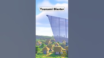 Minecraft Tsunami Blaster 🤡 (Vem No Pique) #shorts #minecraft