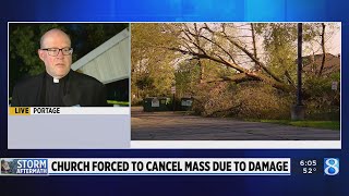 Community cleans up church tornado aftermath