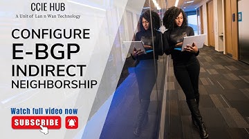 Configure E-BGP Indirect neighborship | CCNA | CCNP | CCIE | CCIE HUB
