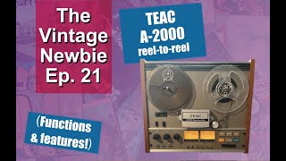 Teac A-2000R A2000R Reel To Reel Tape Deck Recorder Player Pro