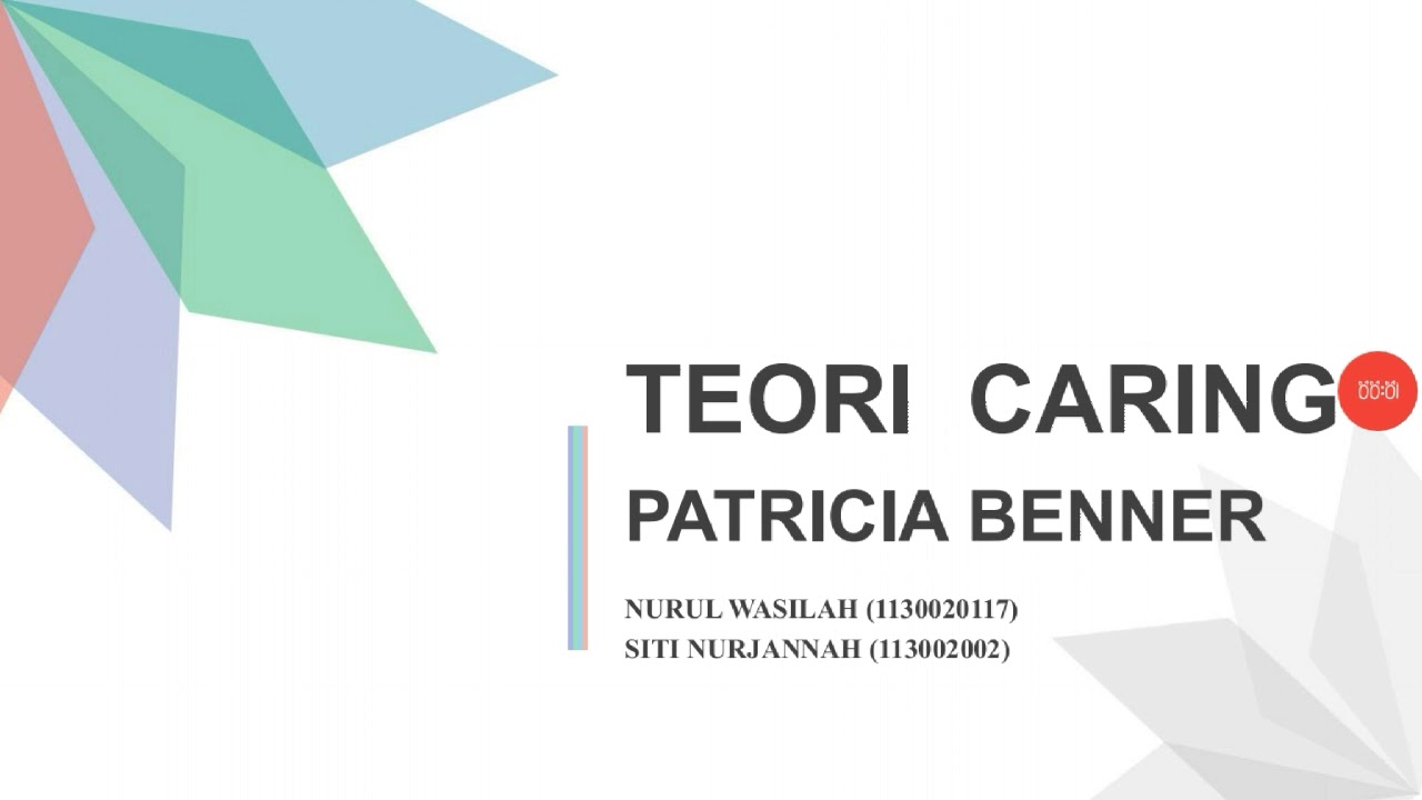  Edukasi TeoriKeperawatan Presentasi Teori Caring Patricia Benner 