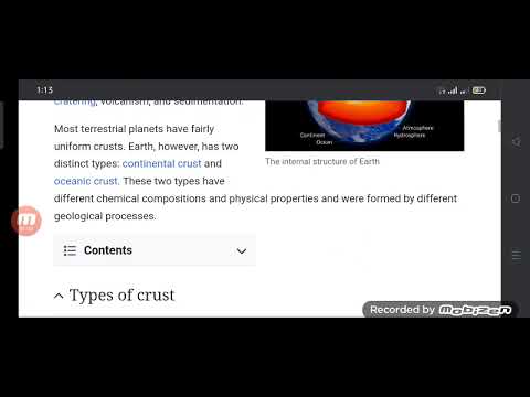 crust geology article 2000