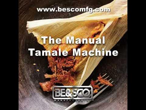 How To Make Tamales | Manual Tamale Machine - YouTube