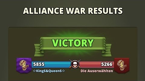 Puzzle Combat Alliance Wars: ☆King$&Queen$☆ vs Die Auserwählten (7 May, 2023)