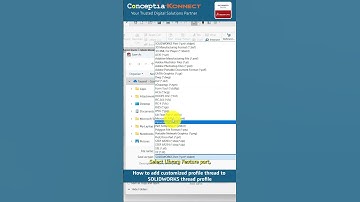 How to Add a Custom Thread Profile in SOLIDWORKS | Step-by-Step Guide