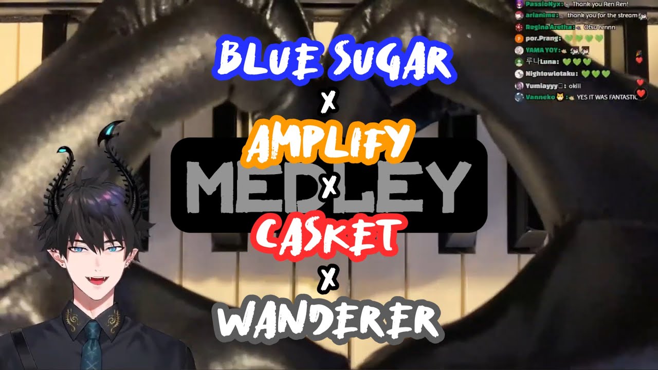 【Ren Zotto】Blue Sugar x Amplify x Casket x Wanderer PIANO MEDLEY ...